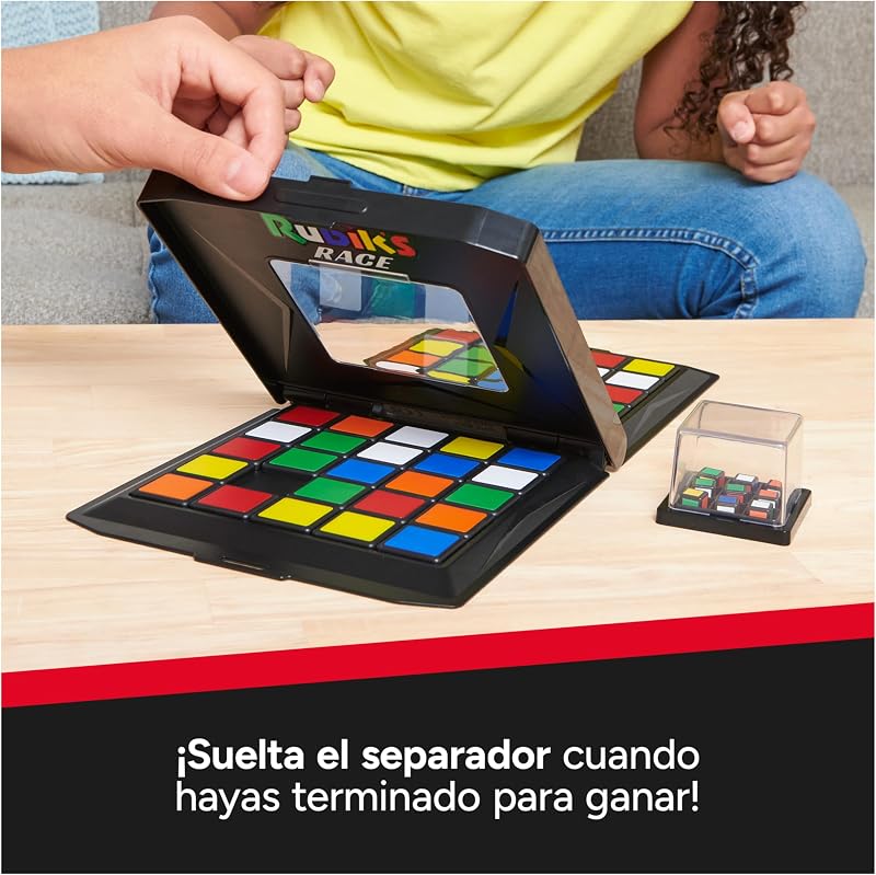 RUBIK'S - Rubiks Race Game: Jogo de tabuleiro clássico com sequências lógicas individuais para dois jogadores - 6066927 - Jogos de Tabuleiro para Crianças 8 anos + - Brinquedos Crianças 8 anos +