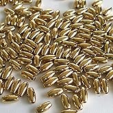 Pearl Gold Oat/Rice 3mm x 6mm KRUPOVIUS Acrylic/Faux/Plastic Beads 500 Pieces