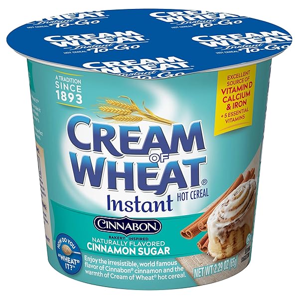 CREAM OF WHEAT INSTANT HOT CEREAL TO-GO CUPS,...