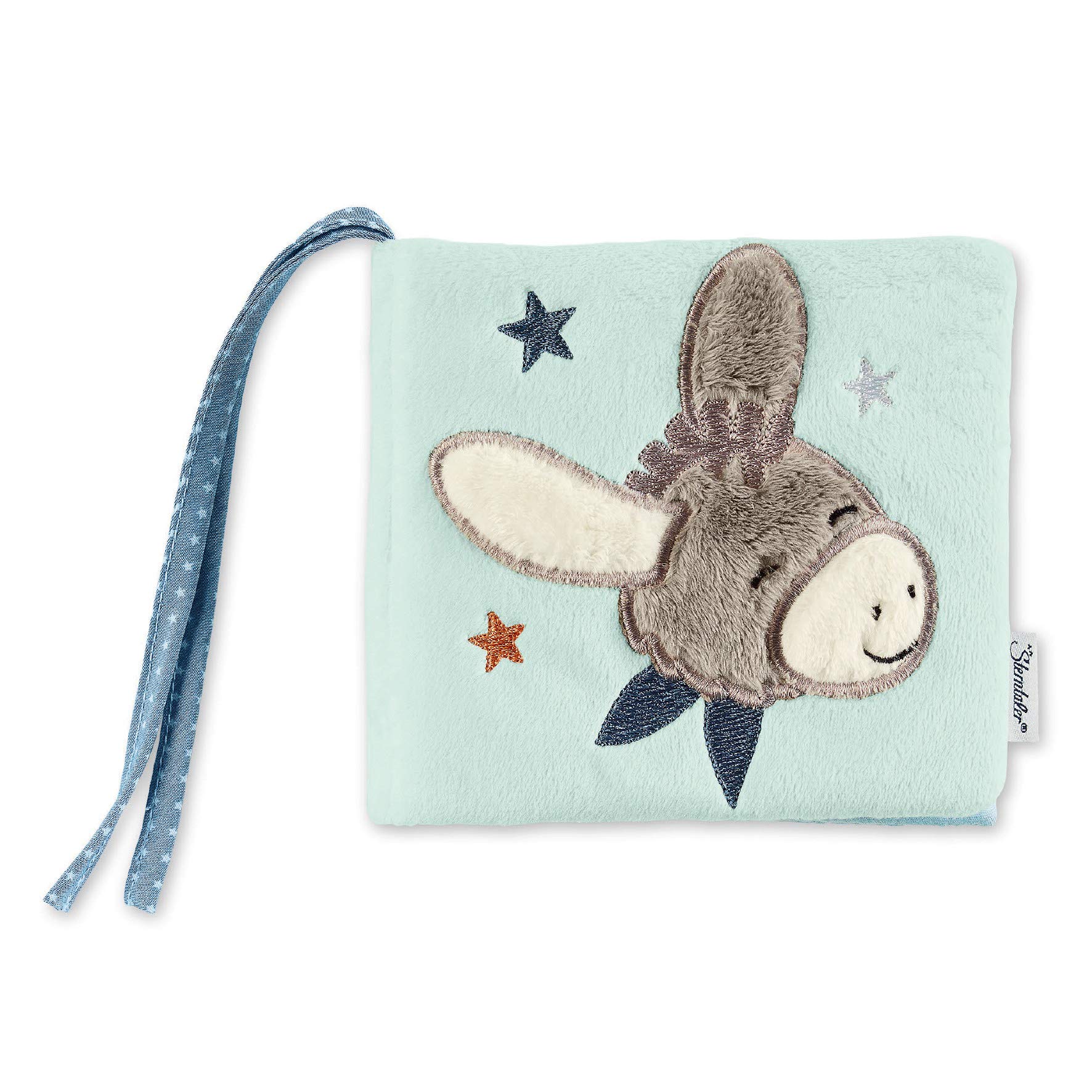 Sterntaler 3502000 Emmi Donkey Playbook, Age: Children from 0 Years, Multicoloured