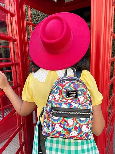 Loungefly Sanrio Hello Kitty Rainbow Abstract Mini Backpack  display picture 1