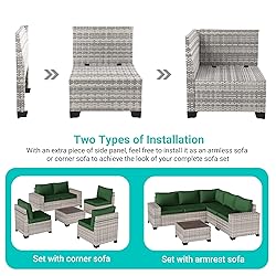Muphyers 10-Piece Outdoor Patio Furniture Set with