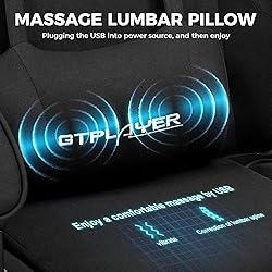 GTPLAYER Gaming Chair with Footrest, Computer Chair