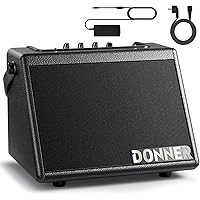 Donner Mini Electric Drum Amp 20W，Wireless Electronic Drum Amplifier Keyboard Speaker DDA-20 Protable for Home Practice
