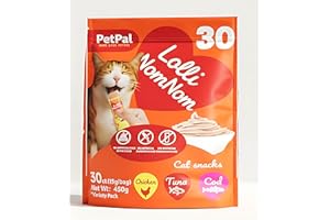PETPAL LOVE. CARE. PETPAL Feline Temptation Squeezable Cat Treats – 30 Count Variety Pack, Multi-Flavor Lickable Snacks, Supports Healthy Hydration, Creamy Texture, Natural Cat Treats for All Breeds