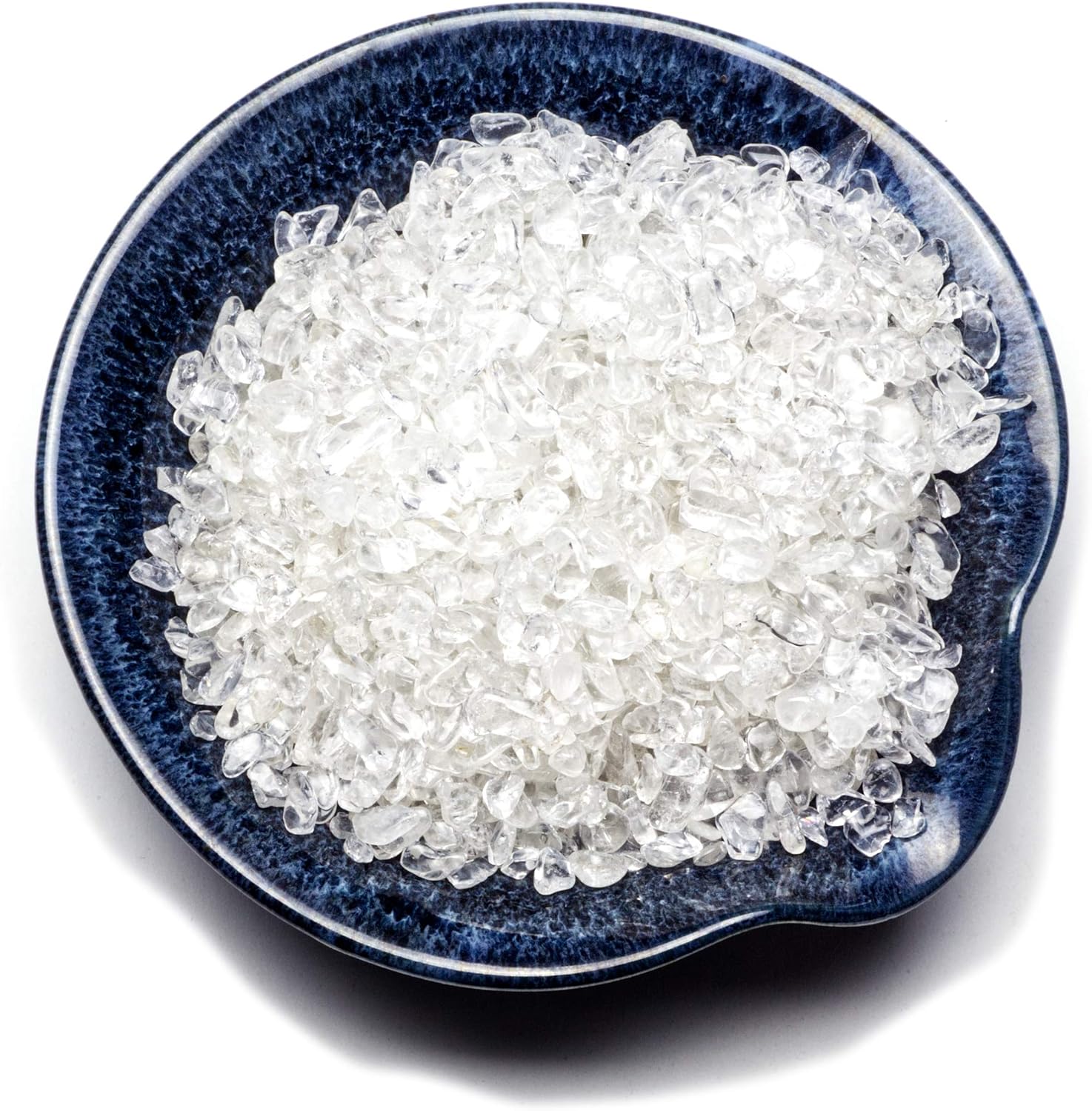 Indoor Fountains & Accessories - Cherry Tree Collection 1/2 Pound Polished Tumbled Gemstone Chips, Pebbles, Crystals for Decoration, Healing, Reiki, Chakra (Quartz)