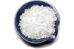 Cherry Tree Collection 1/2 Pound Polished Tumbled Gemstone Chips, Pebbles, Crystals for Decoration, Healing, Reiki, Chakra (Quartz)