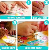 Blue Squid Summer Diamond Art Kit for Kids 5D Gem Craft Gift Set view 5