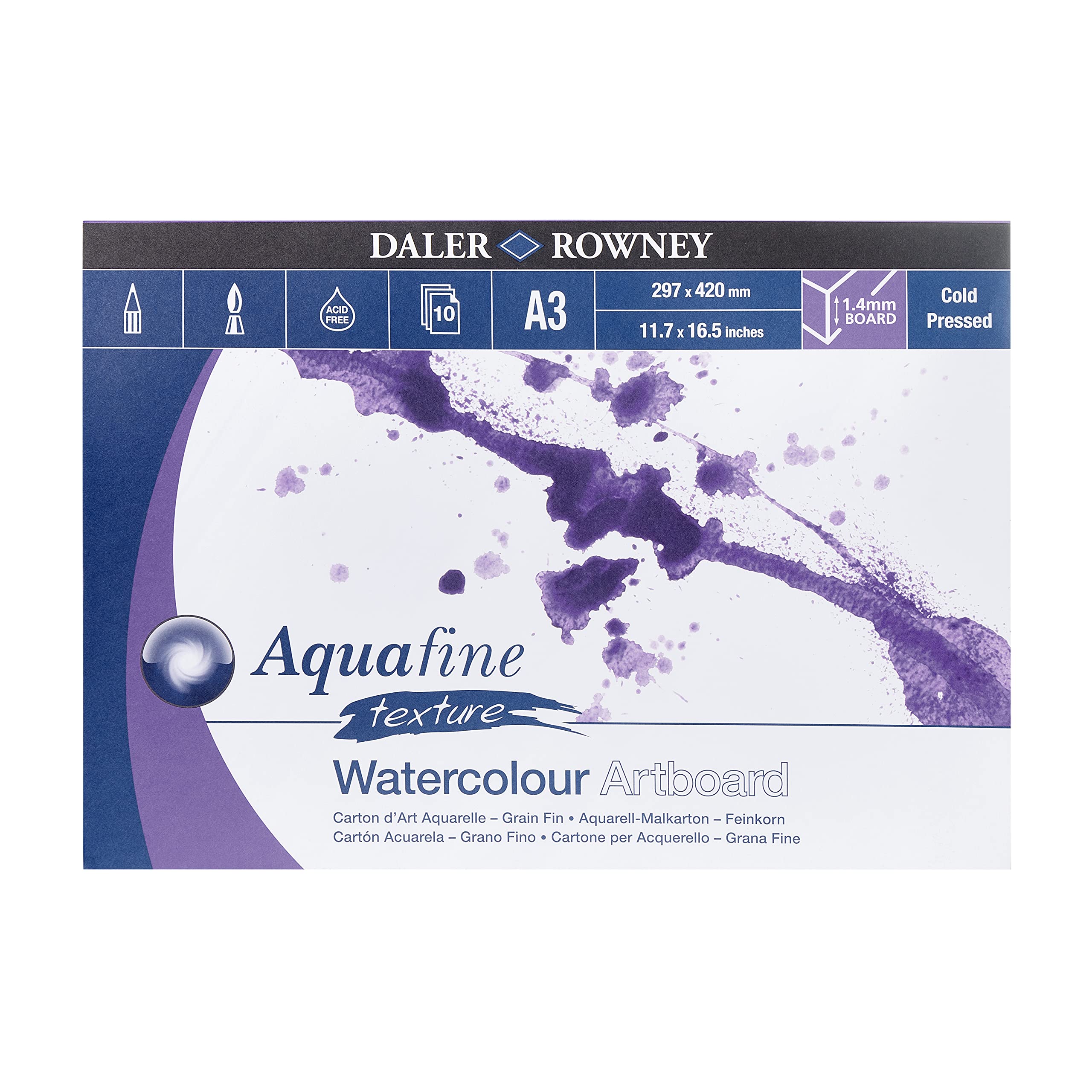 DR A3 Aquafina Watercolour Not, GDAAWBPA3