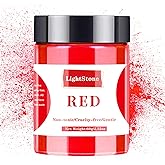 Red Mica Powder - 60g Mica Powder for Epoxy Resin - Pearl Pigment Powder Dye for Resin/Eye Shadow/Soap Making/Nails/Bath Bombs etc.