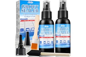 Grout Sealer - 200g Tile Sealer Spray for Shower, Kitchen, Floor, Clear Grout Sealant Indoor & Outdoor for Marble, Granite, M