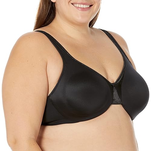 Warner's® Signature Support Cushioned Underwire for Support and Comfort Underwire Unlined Full-Coverage Bra 35002A Black