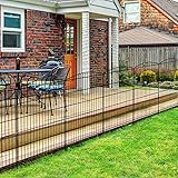 INJOPEXI Decorative Garden Fence 12 Panels 23.6ft