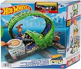 Hot Wheels Gator Loop Attack Pizza Place Playset HKX39 with 1 Car view 6