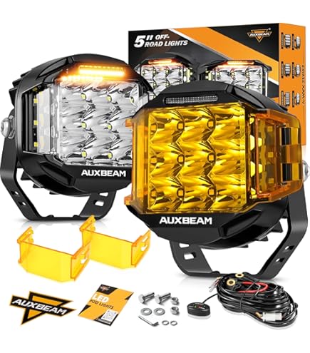 MaXpeedingrods 5 Inch 212W LED Off Road Light, 7 RGB Colors - View #2
