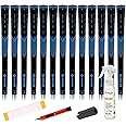 SAPLIZE Golf Grips Set of 13, Bundle with Tape or Full Regripping Kit, Jumbo / Mid / Standard / Undersize, Women / Men Anti-slip Rubber Golf Club Grips, CC01 Series