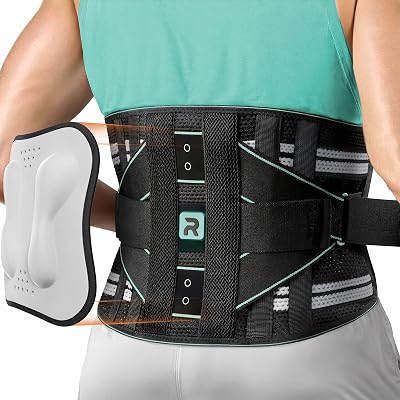 Rückenstützgürtel Bandage mit 8-fache Stütze, Blue S