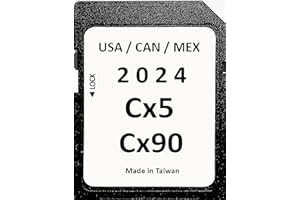 ARERCO Latest Navigation Update sd Card Compatible with (Maz.a Cx5-Cx30-2024 Mode.s only), (2024/23-Maz.a Cx90), USA/Can/Mex