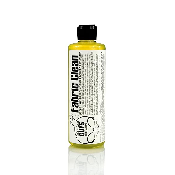 CHEMICAL GUYS CWS_103_16 FABRIC CLEAN CARPET AND UPHOLSTERY SHAMPOO AND ODOR ELIMINATOR (16 OZ)