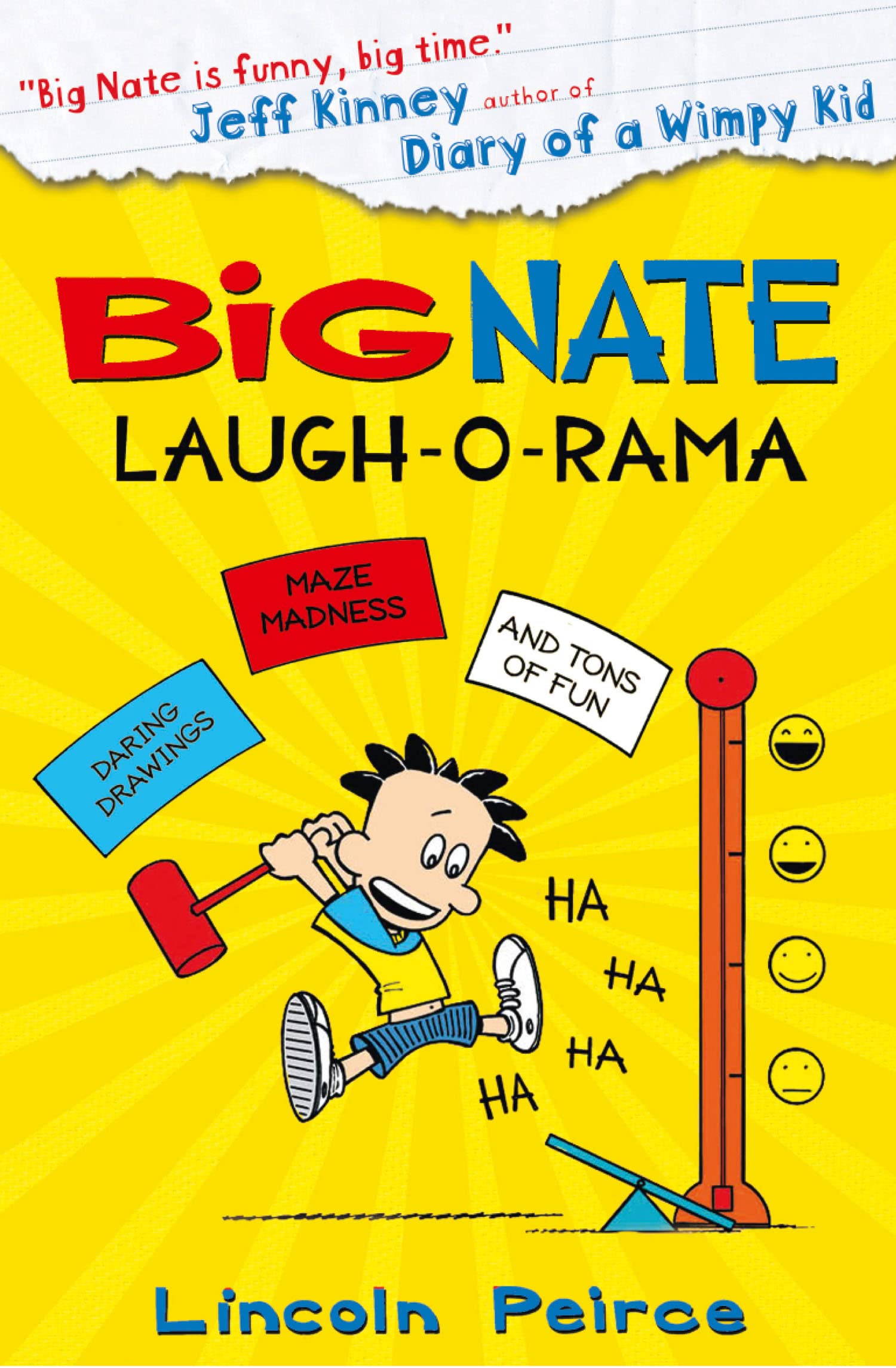 Portada de Big Nate: Laugh-O-Rama: A Funny Comic Activity Book for Boys and Girls Age 9 and Up