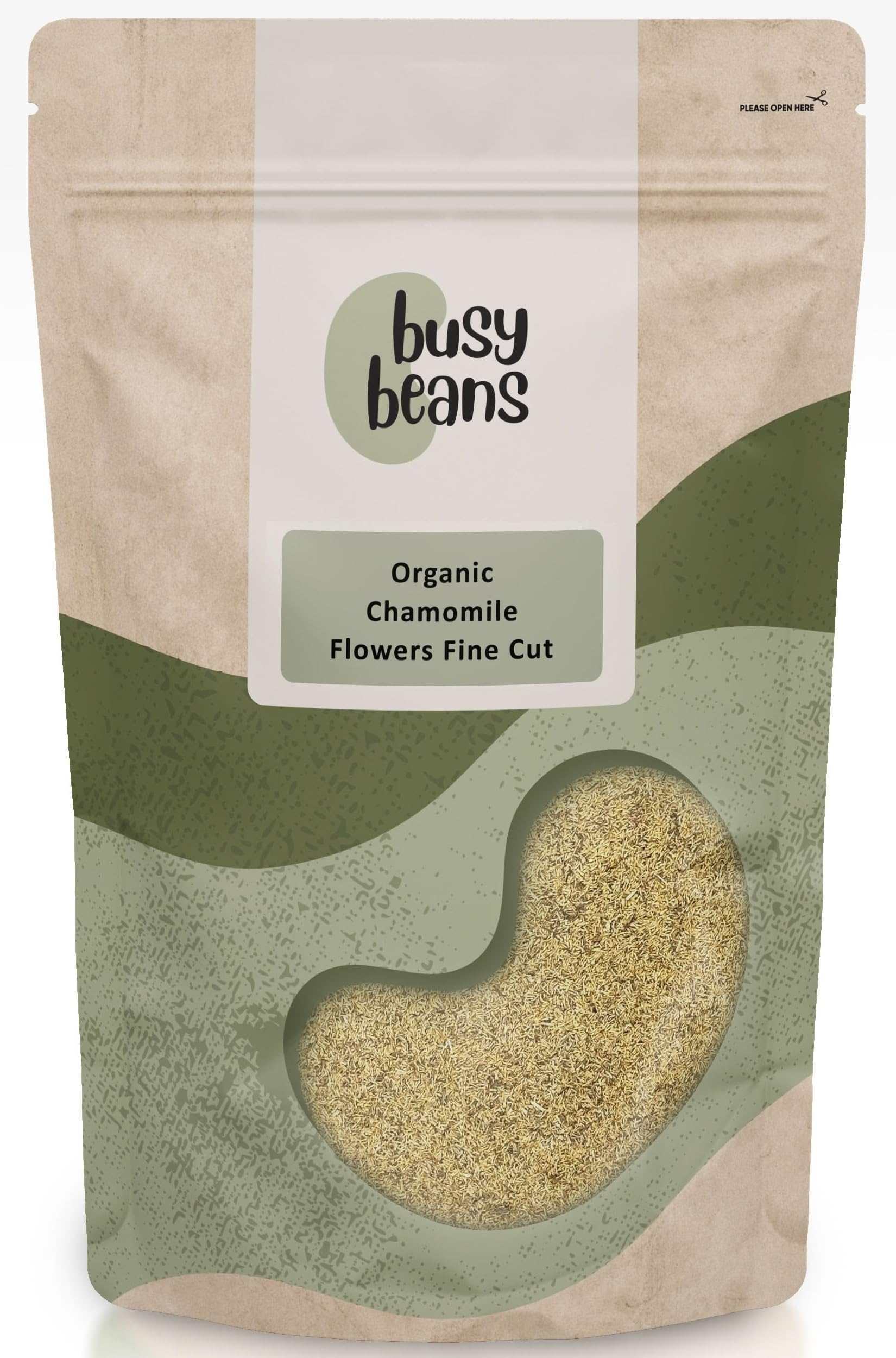 Organic Chamomile Flowers Fine Cut - Certified Organic - by Busy Beans Organic (250g)