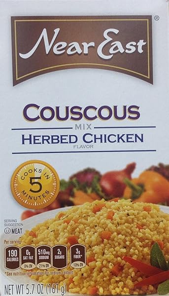 NEAR EAST HERBED CHICKEN FLAVOR COUSCOUS MIX 5.7OZ (15 BOXES)