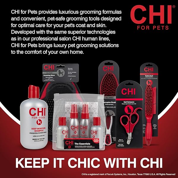 CHI FOR DOGS TEARLESS PUPPY SHAMPOO FOR DOGS, 16 OZ | BEST GENTLE TEARLESS PUPPY SHAMPOO | SULFATE & PARABEN FREE, PH BALANCED FOR DOGS, MADE IN USA