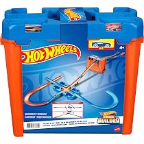 Amazon.com: Hot Wheels Track Builder pista recta con coche ...