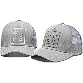PRESANEW Mom and Dad Hats Adjustable Matching Couple Hats