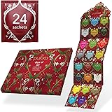 Pukka Tea Advent Calendar, Organic Herbal Tea, Perfect for Gifting, 24 Tea Bags, Red