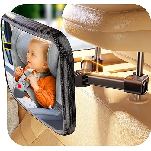 Amazon Rear View Mirror For Baby Car Seat Funbliss Shatterproof
