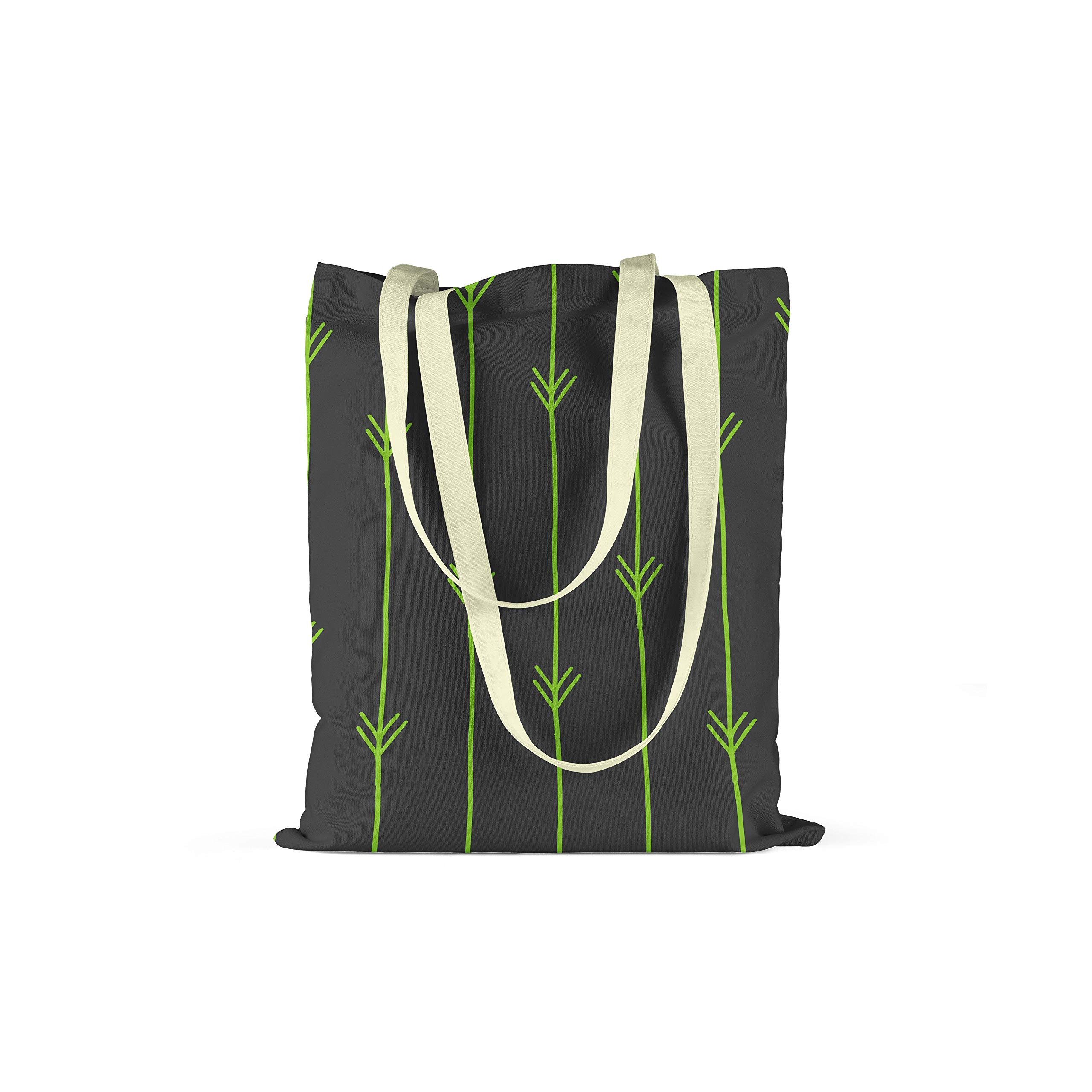 Bonamaison Printed Tote Bag, Reusable Grocery Bag, Shopping Bag, Machine Washable, Foldable, Canvas Cloth Bag with Handles, Size: 34x40 Cm