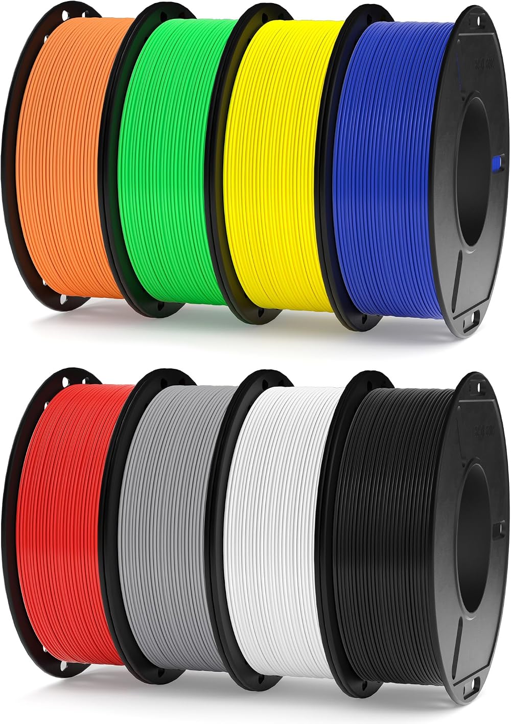 ELEGOO Rapid PLA Plus Filament 8 Color Bundle 250g 1.75mm 600mm/s