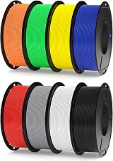 ELEGOO Rapid PLA Plus Filament 8 Color Bundle 250g 1.75mm 600mm/s