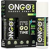 ONGO Energy - Natural Caffeine (1500mg) Rapid Oral Delivery When You Need it Most | Vegan, Sugar and Gluten Free | B3, B6, B12 Vitamin Spray | Study, Work and Much More | Mint Flavor | 15 Servings
