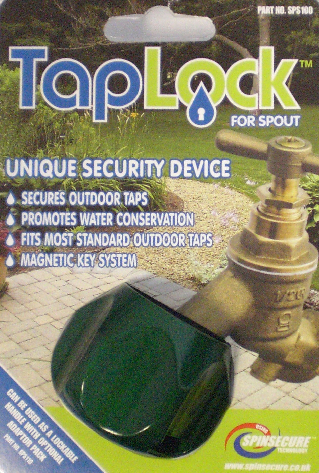 Taplock for Spout. Outdoor garden tap security lock device Ideal. for saving water and stopping unauthorized users of your water