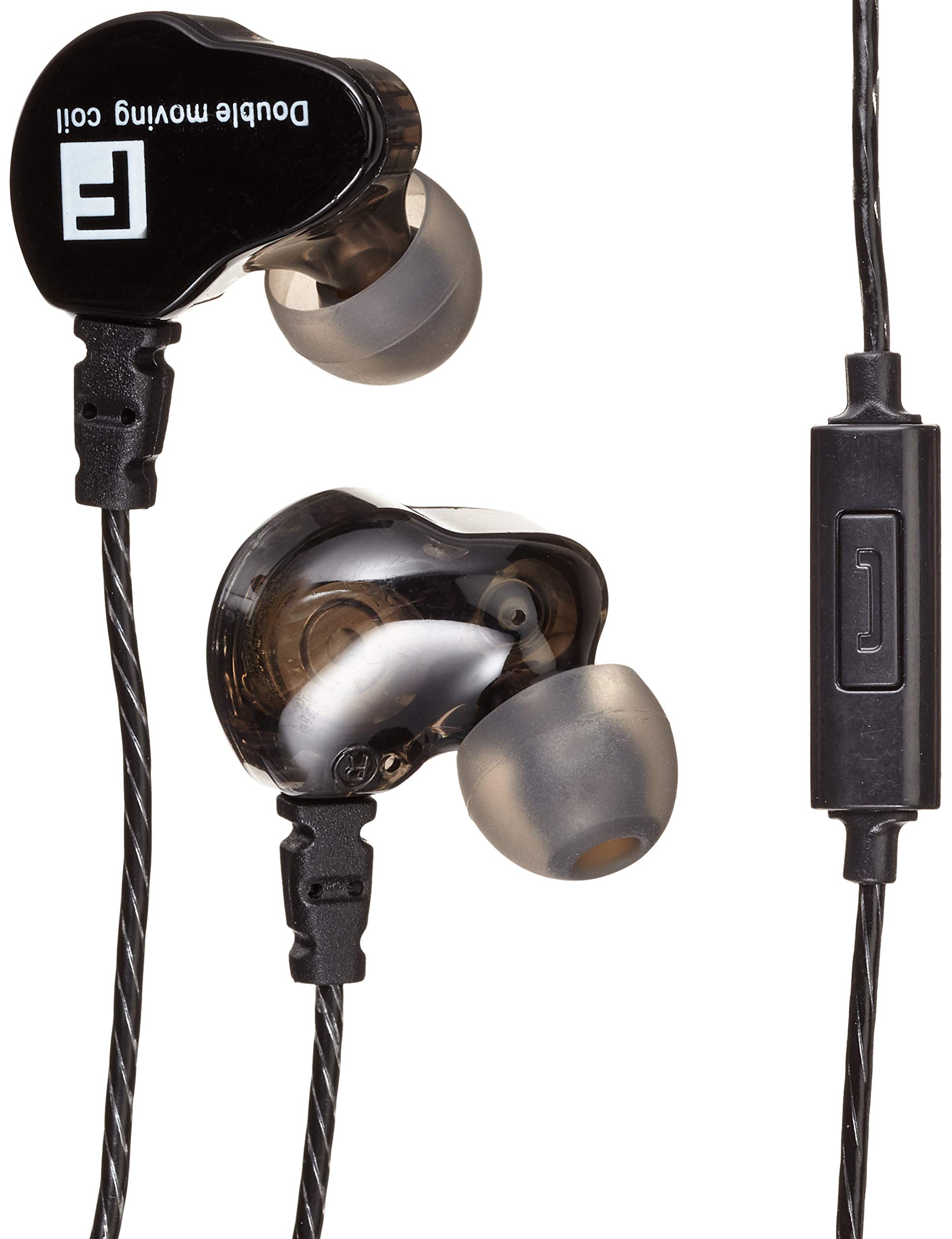 Hq Metal Earphones for Xiaomi Redmi 7 Smartphone with Microphone Hands- Kit Universal Jack (Black)