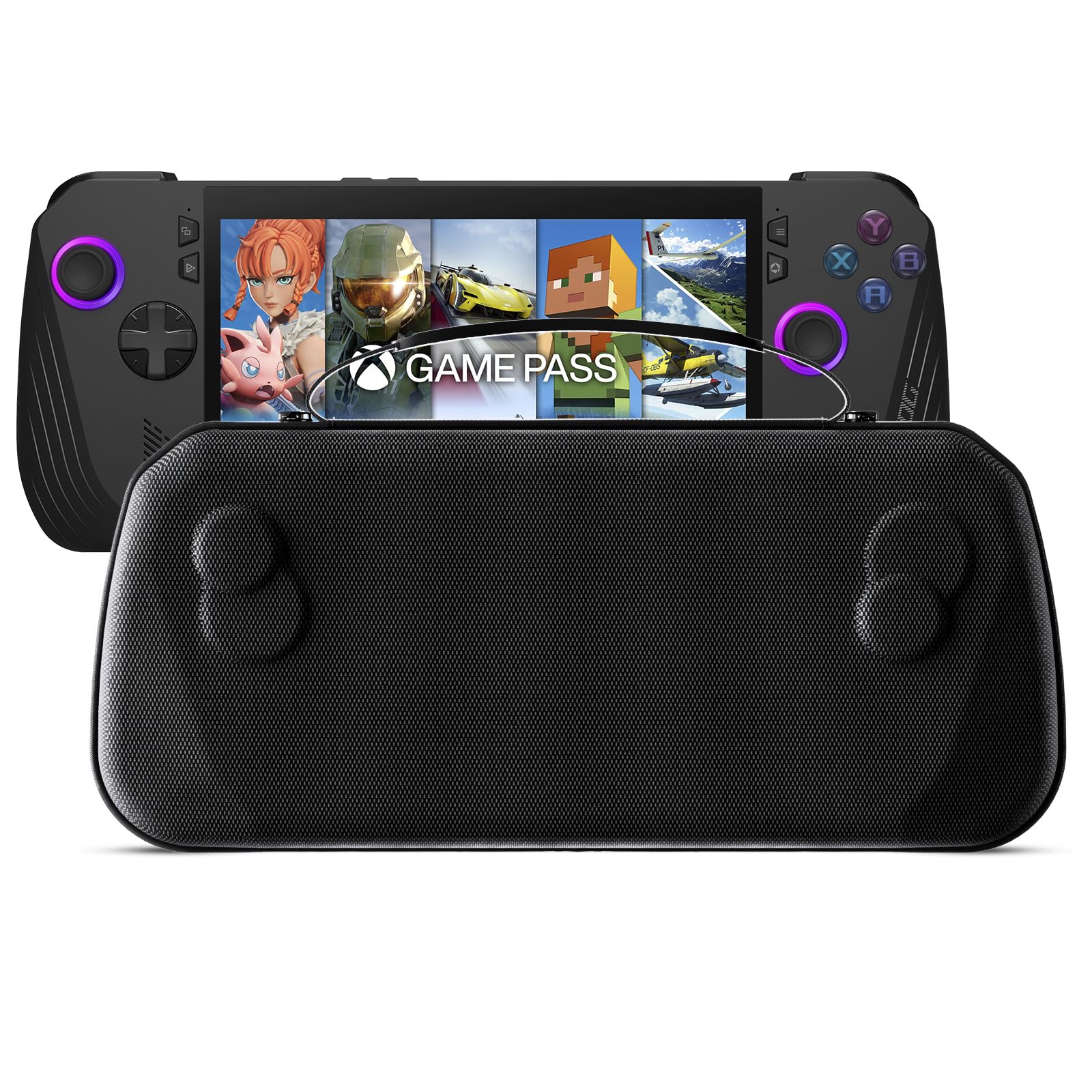 Hard Carrying Case for ASUS Rog Ally X 2024 Gaming Handheld, Premium Hard Shell with Soft Inner