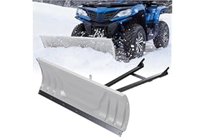 KUAFU Snow Plow Blade Universal Kit Steel Adjustable 48" Complete Universal Kit Package Compatible with ATV Honda Kawasaki Polaris Aeon Crossland Arctic-Cat Alterra (You Will get 2 Packages)