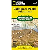 Collegiate Peaks Wilderness Area Map (National Geographic Trails Illustrated Map, 148)