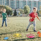 FRIUSATE 14Pcs Bean Bag Toss Ring Game Set for Kids Indoor Outdoor Carnival Fun view 5
