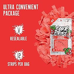 Sour Strips Watermelon Flavored Sour Candy Strips