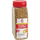 Lawry's Salt Free 17 Seasoning, 10 oz - One 10 Ounce Container of 17 Seasoning Spice Blend Including Toasted Sesame Seeds, Turmeric, Basil and Red Bell Pepper for Seafood Poultry and Beef