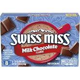Swiss Miss Milk Chocolate Flavored Hot Cocoa Mix, Hot Cocoa Bar Supplies, 1.38 oz., 8-Count Envelopes