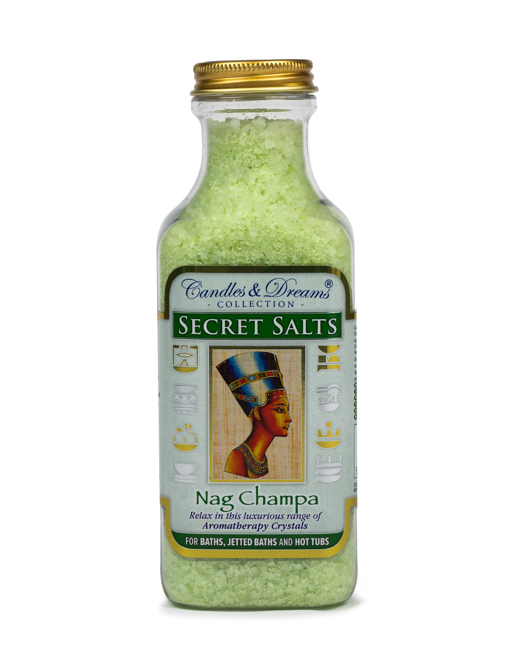Candles and Dreams Hot tub spa/Bath Aromatherapy scents Crystals ( Nag Champa) Vegan (500g)