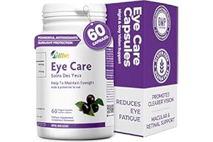 ALLBE Eye Care Capsules - 20mg Lutein & 60mg Maqui Berry for Eye Health & Vision Support - Shelf Stable Eye Health Supplement