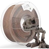 AMOLEN PLA 3D Printer Filament 1.75mm Fossil Gradient Stone 1KG | Gradient Stone Texture, Natural Stone-Like Finish,Smooth Printing, Fit Most FDM 3D Printers, Dimensional Accuracy +/- 0.02mm