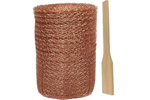 AIHMILCL Copper Mesh Screen Copper Wool Rodent Mesh Screen Copper Wire Mesh Copper Screen Mesh Copper Mesh for Distilling and Rodent Barrier Mesh Chicken Wire Hardware Cloth 5 Inch x 237 Inch