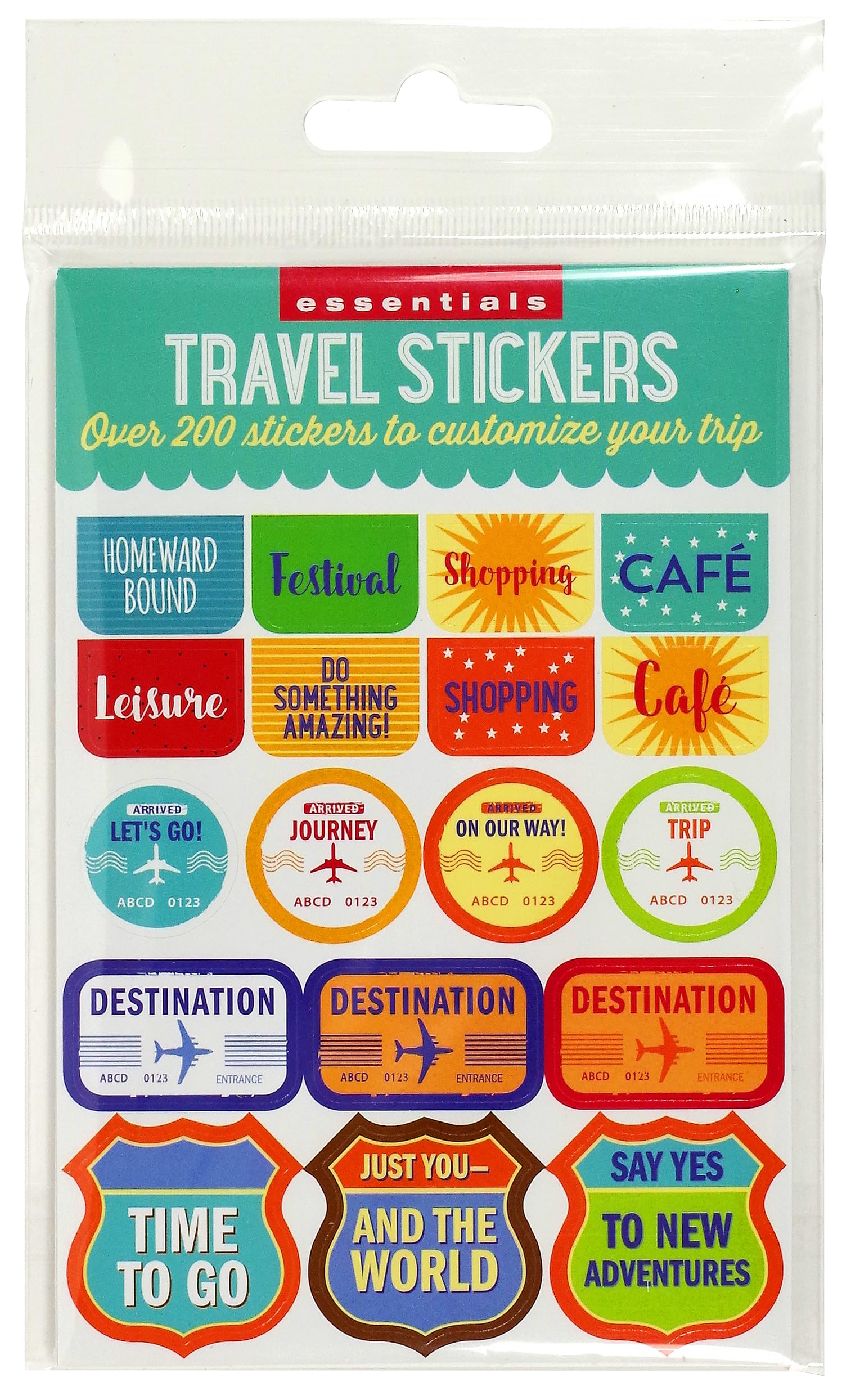 Essentials Travel Planner Stickers (set of 200+ stickers)