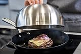 MasterClass Melting Dome and Burger Cover Stainless Steel 22.5 cm view 2